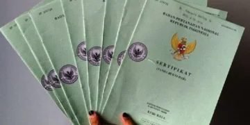 Photo of land certificate