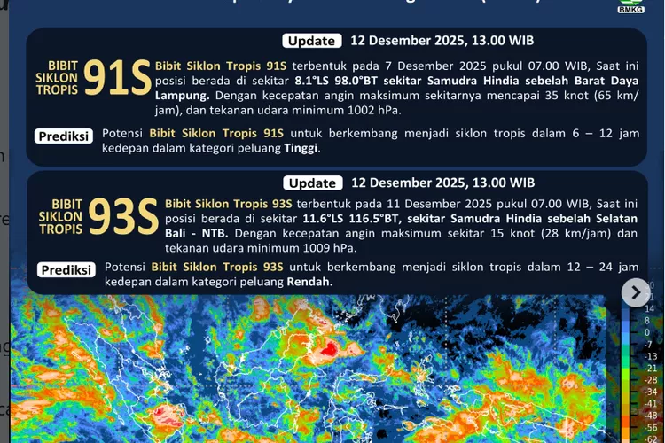 Bali Extreme Weather: BMKG Warns of Heavy Rain, Floods, and Landslides from December 11–18, 2025 38 Bali Extreme Weather