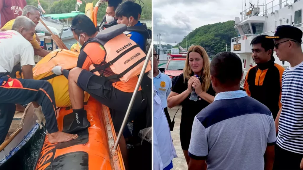 Photo of the discovery of Fernando's daughter's body by Labuan Bajo fishermen (Doc: Detik)