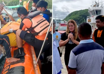 Photo of the discovery of Fernando's daughter's body by Labuan Bajo fishermen (Doc: Detik)