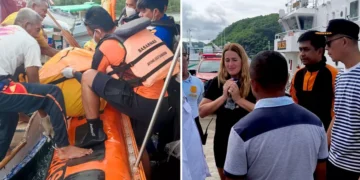 Photo of the discovery of Fernando's daughter's body by Labuan Bajo fishermen (Doc: Detik)