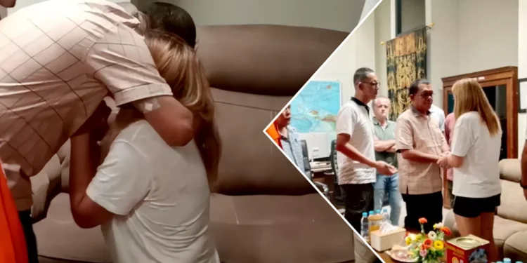 East Nusa Tenggara Governor Melkiades Laka Lena met with the family of coach Valencia at the Labuan Bajo KSOP Office on Tuesday afternoon.