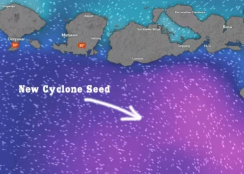 New Cyclone Seed souuth Bali and NTB