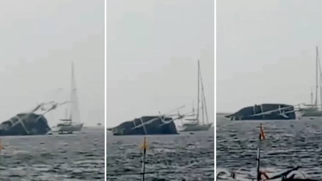 Caught on Video: Powerful Storm Sinks Pinisi at Serangan Harbor, All 13 Onboard Escape 38 Bad Weather In Bali: Pinisi Goes Down in Serangan, a Stark Warning as Extreme Weather Batters the Island