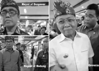 Photo Collage of Regional Leaders in Bali, Mayor of Denpasar, Regent of Badung and Governor of Bali By Hey Bali