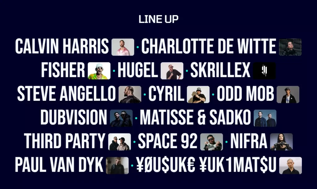 DWP 2025 lineup