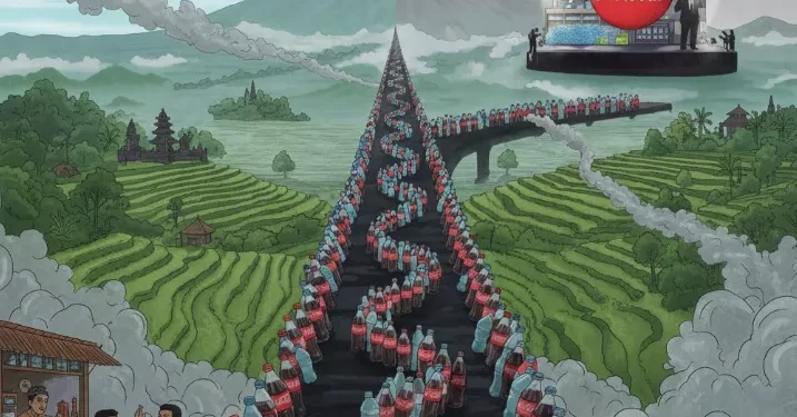 Recycle Me Coca-Cola in Bali