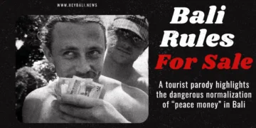 When "Peace Money" Becomes a Legal Signature: Bali in the Mirror of Tourist Parody
