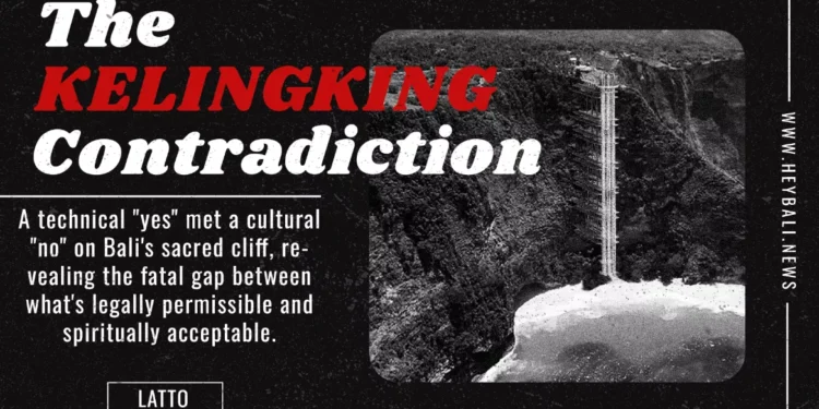 Kelingking’s Glass Coffin: How a Bureaucratic "Yes" Buried Bali's Most Iconic Cliff