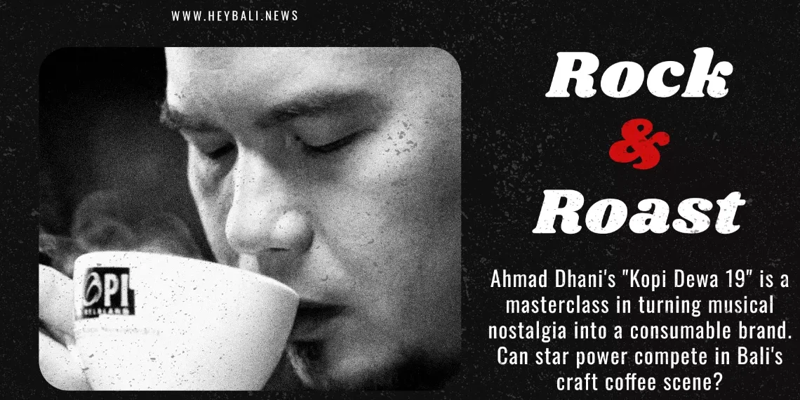 The Legend’s Brew: How Indonesia’s Rock Icon Ahmad Dhani is Turning Nostalgia into Coffee Gold