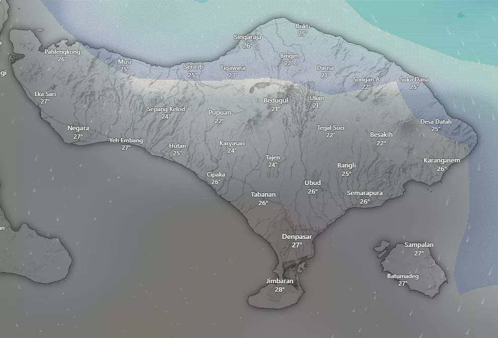 Hey Bali Daily Weather Report: Friday, 19 December 2025 38 Bali Daily Map Weather Report: Wednesday, 19 December 2025
