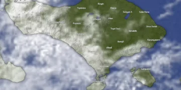 Bali Map Daily Weather Report: Sunday, 21 December 2025