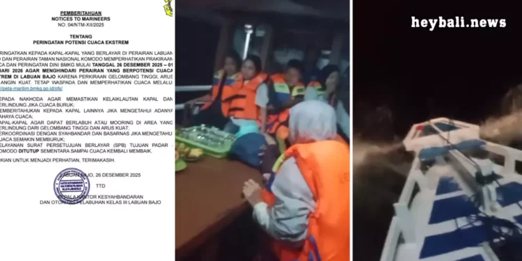 VIDEO: Harbormaster's Urgent Broadcast Halts Tours to Komodo as Dangerous Swell Hits