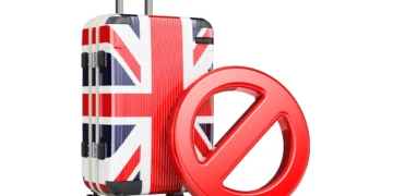 Illustration of UK Travel Warning