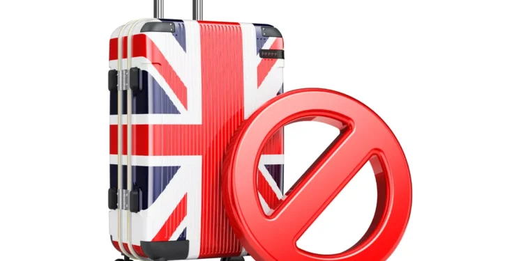 Illustration of UK Travel Warning