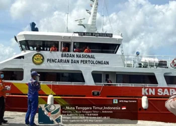 Basarnas ship docked at Labuan Bajo marina after carrying the body of Valencia coach, January 4, 2025 (Hey Bali)