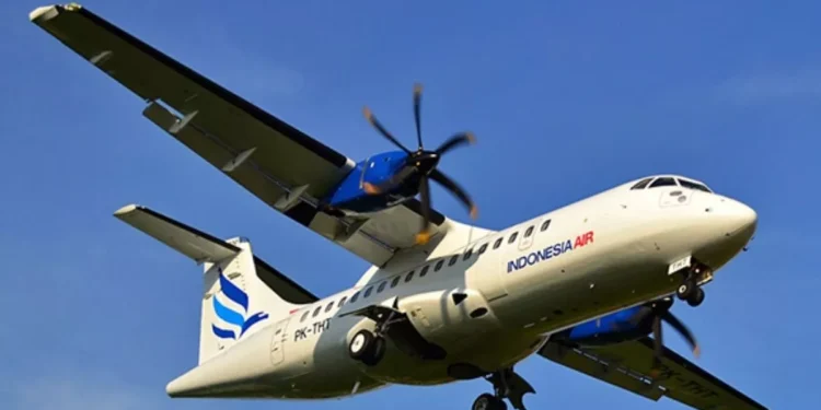 An ATR aircraft belonging to Indonesia Air (DOC INDONESIA AIR)