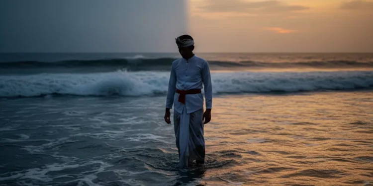 The Unshaken Man: A Lesson in Composure from Bali's Quiet Storm 37 Illustration Photo of a Balinese Man