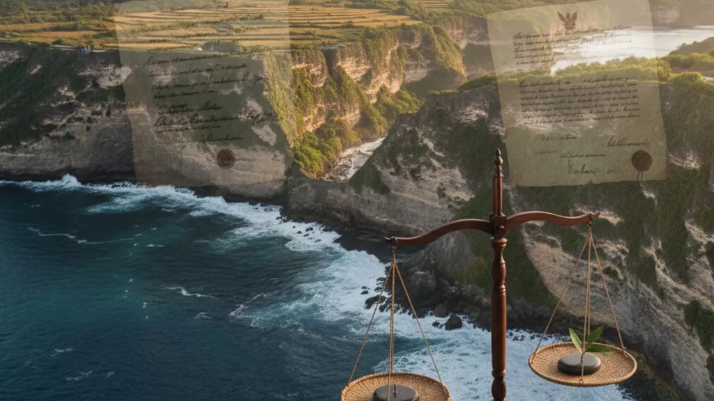 Photo illustration of Land Case in Bali