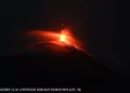 Photo: Mount Ile Lewotolok in Lembata Regency, East Nusa Tenggara (NTT), erupted 38 times this morning, Tuesday (January 27, 2026), from 12:00 AM to 6:00 AM WITA. (PVMBG)