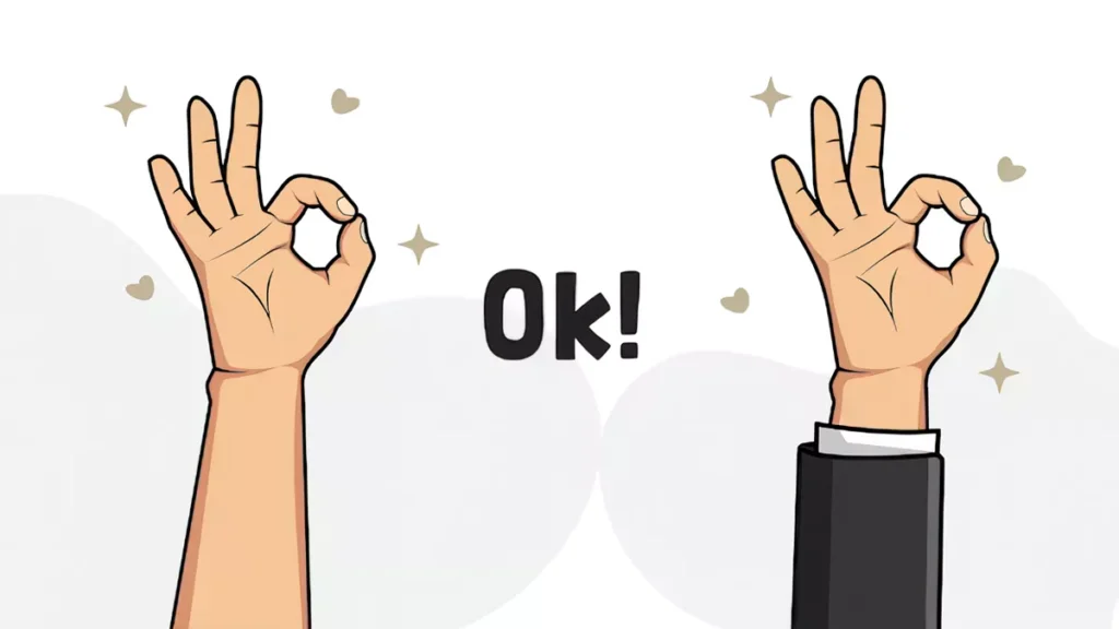 The Surprising Origin of "OK": How a 19th-Century Newspaper Joke Became a Global Word 1 Infographic illustration of OK symbol and writing