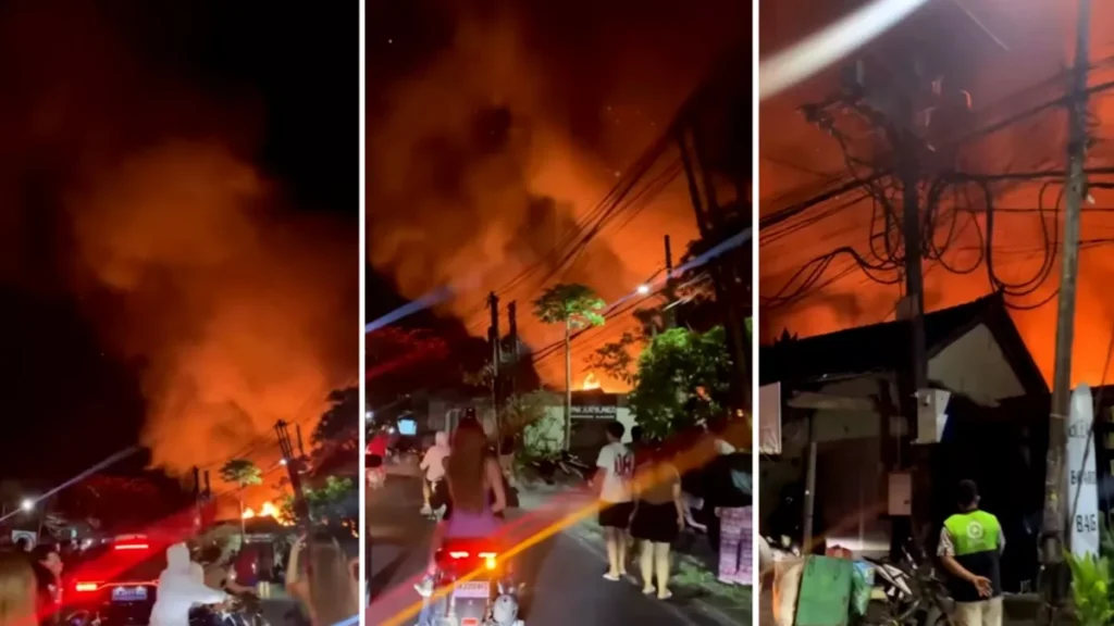 New Year's Eve Fireworks Spark Devastating Blaze, Destroying 10 Villas in Bali's Uluwatu 3 Foto Kebakaran di Pecatu Uluwatu, 31 Desember 2025