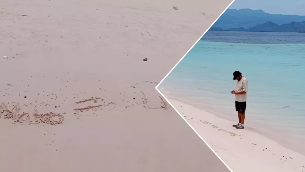 In a Quiet Act of Grief, Family Inscribes Names of Missing Valencia Coach and Children on Komodo’s Pink Sand