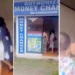 Viral Video Screenshot: Two tourists go on a rampage at a money changer in the Ubud area (Hey Bali)