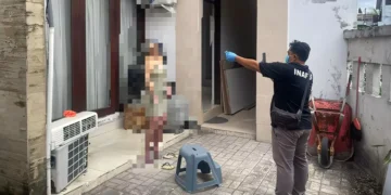 Photo: A Russian woman with the initials VG was found hanged at her residence on Jalan Muding Indah, Kerobokan Kaja Village, North Kuta District, Badung, Thursday (January 1, 2026).