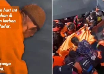 A collage of a traditional ritual performed by a Bajo tribal elder and a photo of the discovery of a body believed to be Valencia's coach in Padar waters. January 4, 2026 (Heybali)