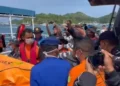Screenshot of the video of the body of the Valencia coach arriving at the Labuan Bajo marina pier on January 4, 2026 (Heybali)