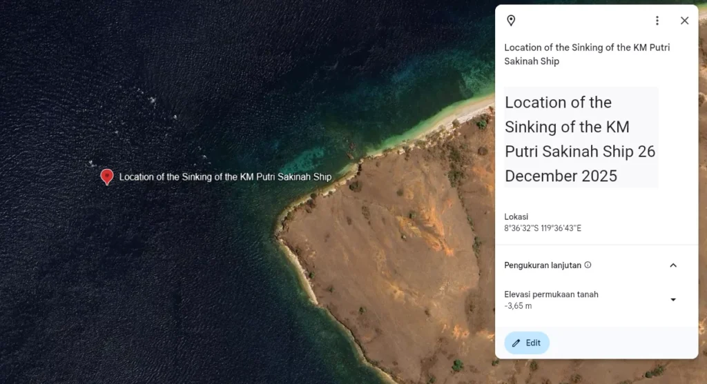 The Geography of Grief: A Map of Tragedy and Tenacity in Komodo 38 the coordinates Ground Zero: The Sinking in Padar Strait