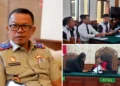 Collage Photo, I Made Daging who is the Head of Bali Land Affairs, the Judge who led the Pretrial hearing and the Legal Team, Bali, January 23, 2026 (Hey Bali)