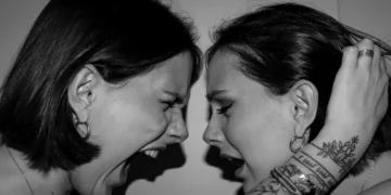 Illustration photo of a woman experiencing early symptoms of depression and stress