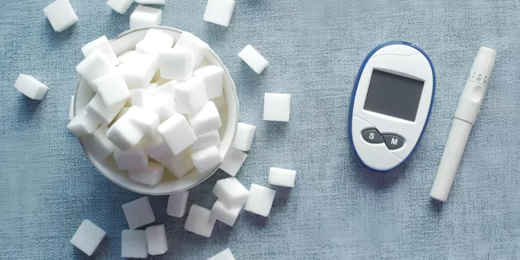 Illustration of Sugar and Blood Sugar Testing Tool (Source: Freepik)
