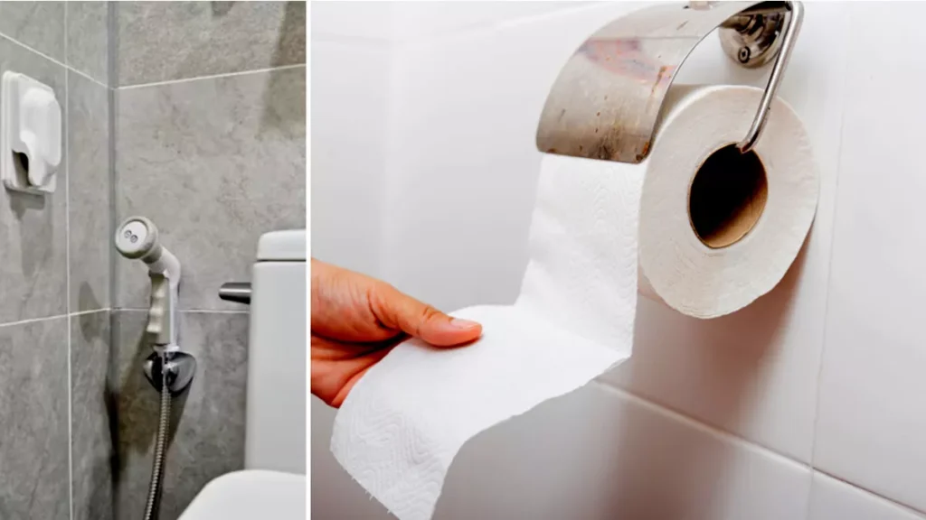 Water vs. Toilet Paper: The Science and Culture Behind Indonesia's Bathroom Habit 1 Photo of toilet tissue and shower toilet