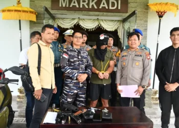 Handover of perpetrators of illegal firearms sales in Bali