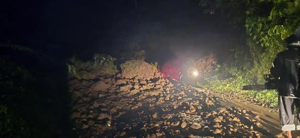 Landslide in the Pupuan Tabanan area, Thursday (15/1/2025)