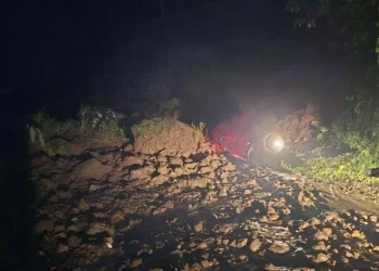Landslide in the Pupuan Tabanan area, Thursday (15/1/2025)