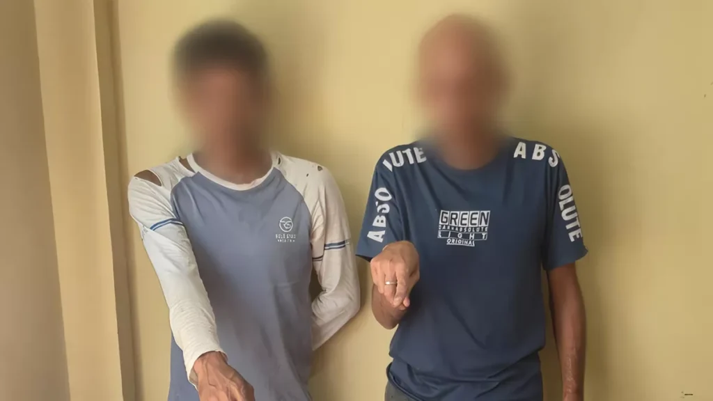 The North Lombok Police arrested a French citizen with the initials LR and a fisherman with the initials MUB in connection with a methamphetamine distribution case on Thursday (January 1, 2026). (Photo: North Lombok Police Doc.)