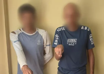 The North Lombok Police arrested a French citizen with the initials LR and a fisherman with the initials MUB in connection with a methamphetamine distribution case on Thursday (January 1, 2026). (Photo: North Lombok Police Doc.)