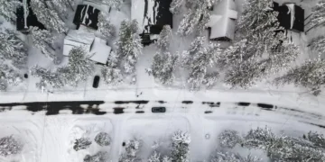 Snowstorm Photos in America