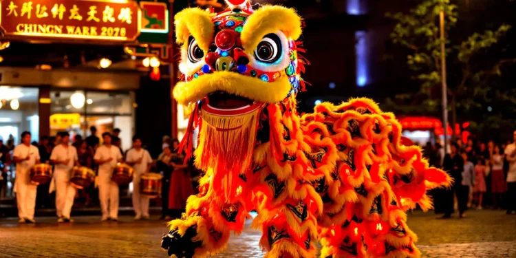 Photo of Barongsai on Chinese New Year
