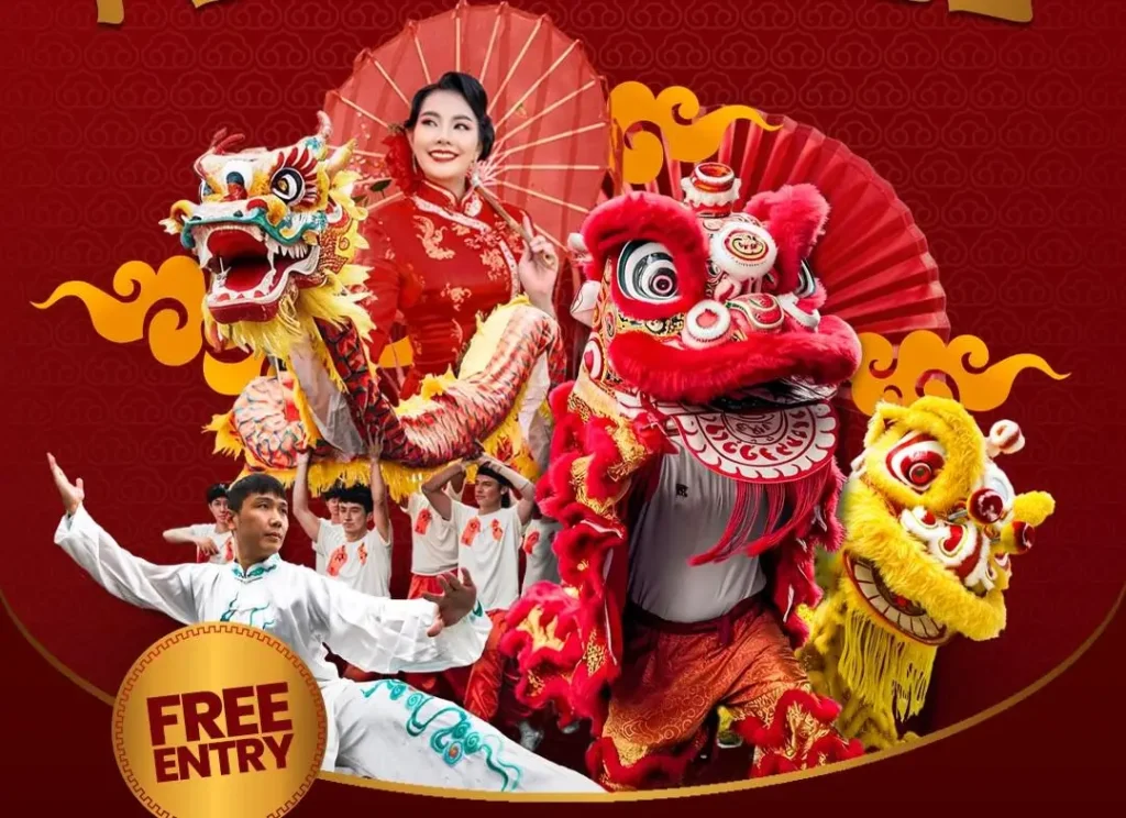 Where to Watch Barongsai in Bali for Imlek 2026: Free Lion Dances Across the Island 41 Barongsai - Lion dance performance at Discovery Mall. (Instagram.com/discovery.mall)