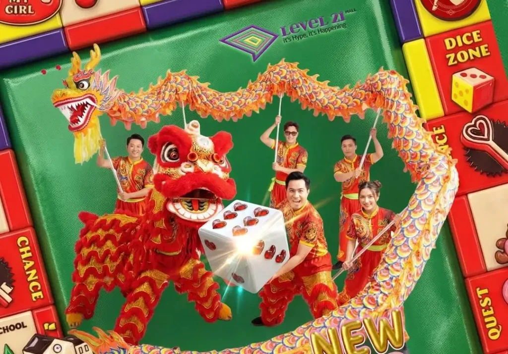 Where to Watch Barongsai in Bali for Imlek 2026: Free Lion Dances Across the Island 39 Lion dance attraction promotion at Level 21 Mall. (Instagram.com/level21.mall)