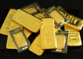 Illustration photo of gold bullion
