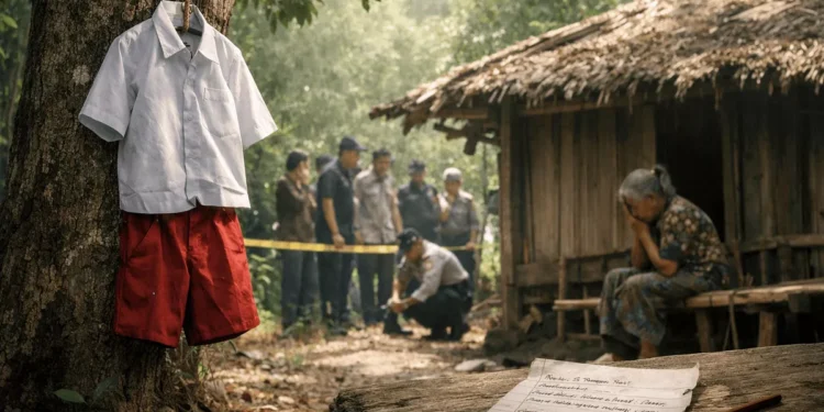 Illustration photo of the incident of a child in Ngada Flores ending his life because his mother could not buy him books and pens (Photo created by ai)