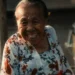 Illustration photo of a grandmother in Bali looking happy smiling (hey bali )