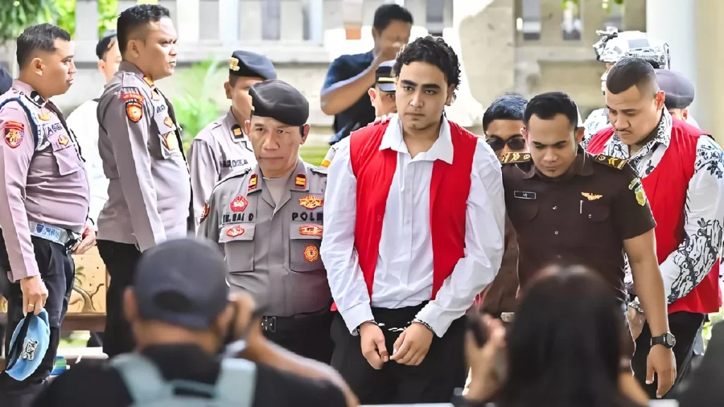 Photo of the perpetrator of the murder of an Australian citizen at the Denpasar District Court (IST)