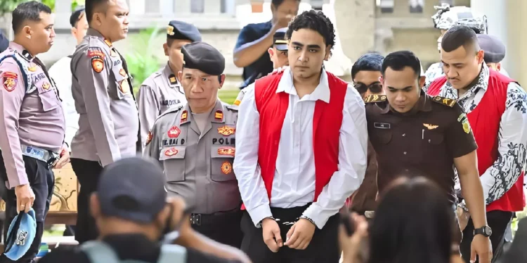 Photo of the perpetrator of the murder of an Australian citizen at the Denpasar District Court (IST)